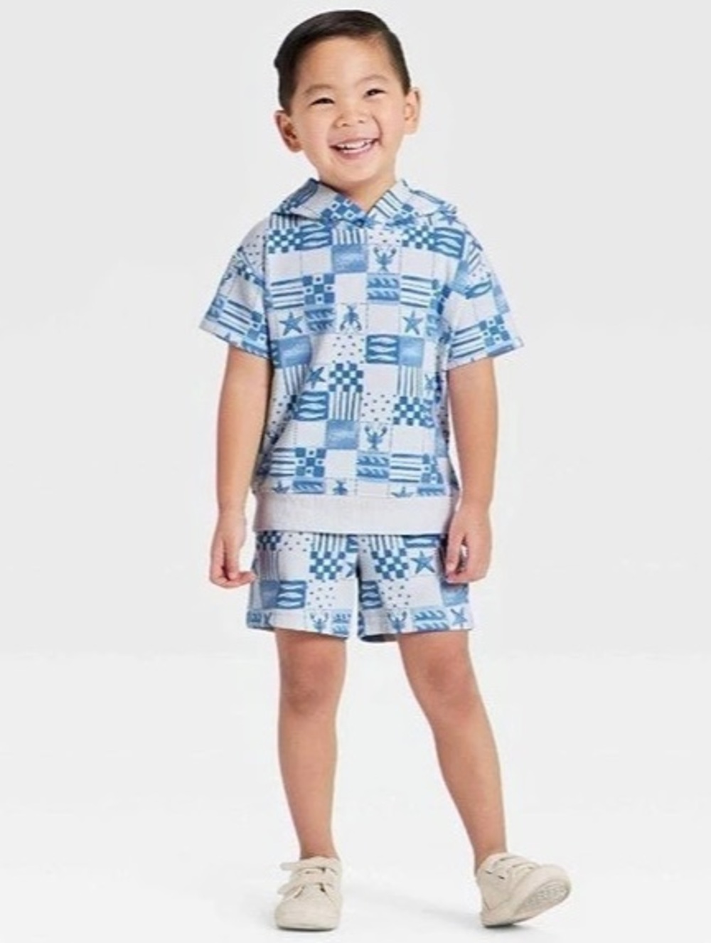 Cat & Jack Toddler Boys' Coastal French Terry Hoodie Set Hoodie Set